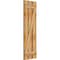 Ekena Millwork Spaced Board-n-Batten Shutters w/Z-Bar, Rough Sawn Western Red Cedar, 17 1/8W x 55H, PR RBS06Z17X055RWR - alternate 2
